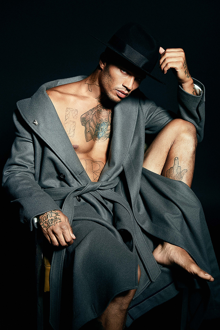 Jeremy Meeks by Ashley Sky Walker for MMSCENE Cover 2017